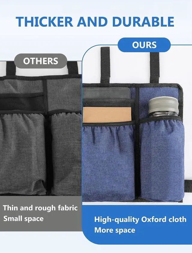 Alt view image 6 of 7 - Walker Bag with Cup Holder for Folding Walker, Waterproof Pouch for Walker