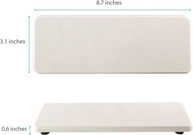 Alt view image 2 of 7 - 2Pcs Stone Soap Trays Water Absorbing Diatomite Coaster
