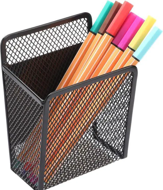 Main image of Magnetic Pencil Holder - Extra Strong Magnets Mesh Marker Holder