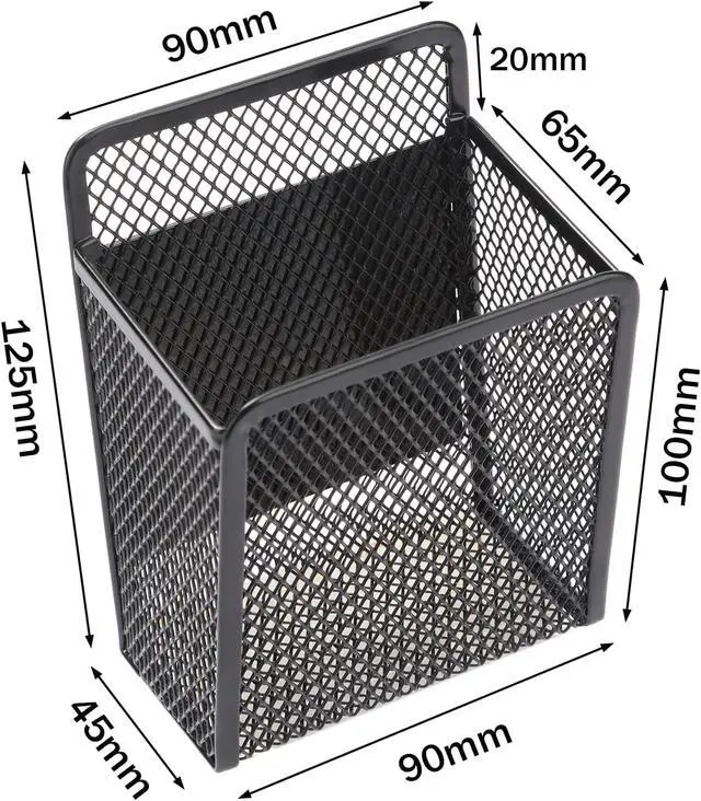 Alt view image 5 of 6 - Magnetic Pencil Holder - Extra Strong Magnets Mesh Marker Holder