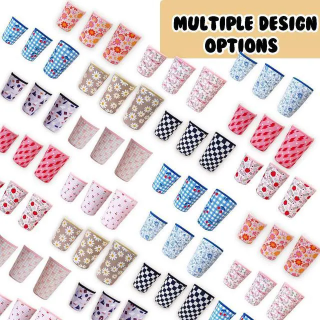 Alt view image 7 of 7 - Reusable Insulated Neoprene Iced Coffee Cup Sleeve, Durable Drink Sleeve for Cold Beverages, Beverage Holder for Iced Coffee, Teacher Treasure