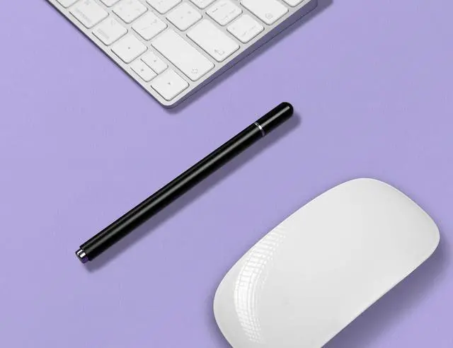 Alt view image 7 of 7 - Leather Desk Pad Protector, Mouse Pad, Non-Slip Computer Mat for Desk, PU Leather Office Desk Mat for Home & Office, Waterproof Laptop Desk Blotter for Keyboard and Mouse, Taro Purple (13.7''X23.6'')