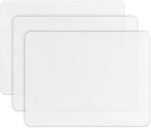 Main image of 3PCS Medium Silicone Mat for Crafts, Resin Jewelry Casting Molds Mat, Placemat, Multipurpose Countertop Protector Pad for Nail Arts, Paints, Epoxy, Resin, Translucent(15.7 x 11.8 inch)