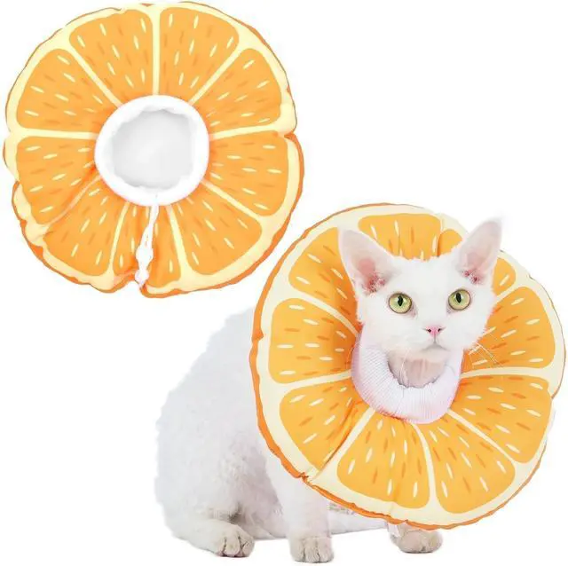 Main image of Cat Cone Collar Soft, Medium Waterproof Cat Recovery Collar | Cat Cone for Wound Healing After Surgery or Neutering Alternative to Elizabethan Collars Medical Neck Cone for Cats and Puppi