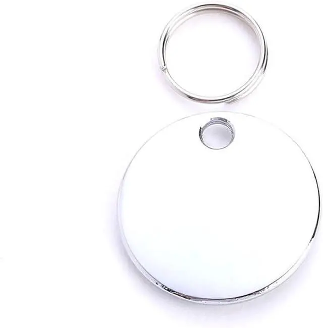 Alt view image 7 of 7 - Personalized Dog/Cat Cute Paw Pet ID Tag with Unique Laser Engraving Name and Phone Number for Pet Collar or Key Chain (Pink)