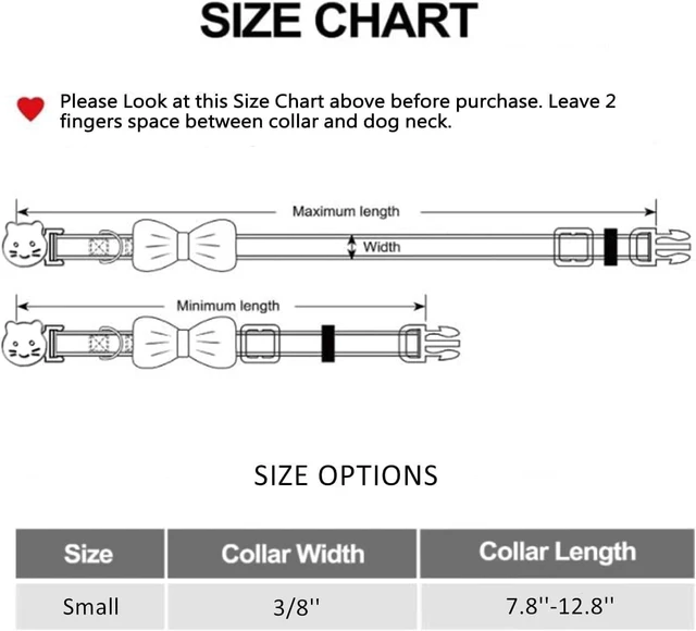 Alt view image 7 of 7 - Blueberry Daisy Cat Collar 2 Pack, Breakaway Kitten Collars with Bell & Charm, Adjustable 7.8-12.8 in, Soft Summer Cat Collars for Cats Kittens