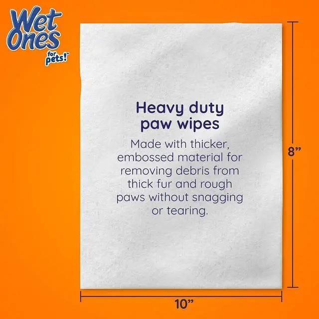 Alt view image 3 of 7 - for Pets Antibacterial Dog Paw Wipes, Tropical Splash, 50 Count | Kills 99.99% of germs, thick, durable, actibacterial disposable wipes for dog paws