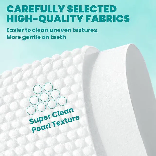 Alt view image 5 of 7 - Dental Care Finger Wipes 60 Counts,Teeth Cleaning Finger Wipes for Dogs & Cats,Reduces Plaque & Supports Oral Freshness, Coconut Scent