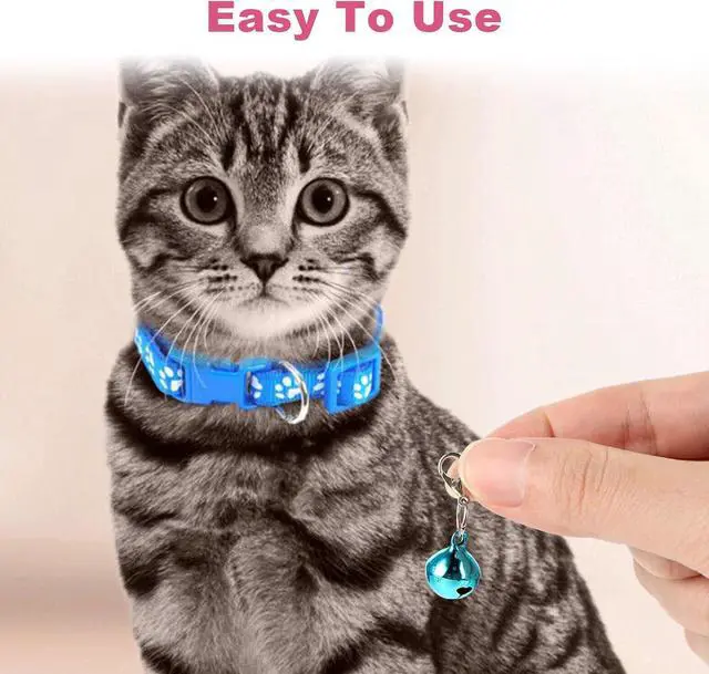 Alt view image 4 of 7 - 10 pcs Pet Bells for Dog Cat Collar, Metal Round Collar Charms Loud Crisp Sound with Clasps, Kitten Small Animal Pendant Accessories, Christmas Decoration Jingle Bell(Colourful)