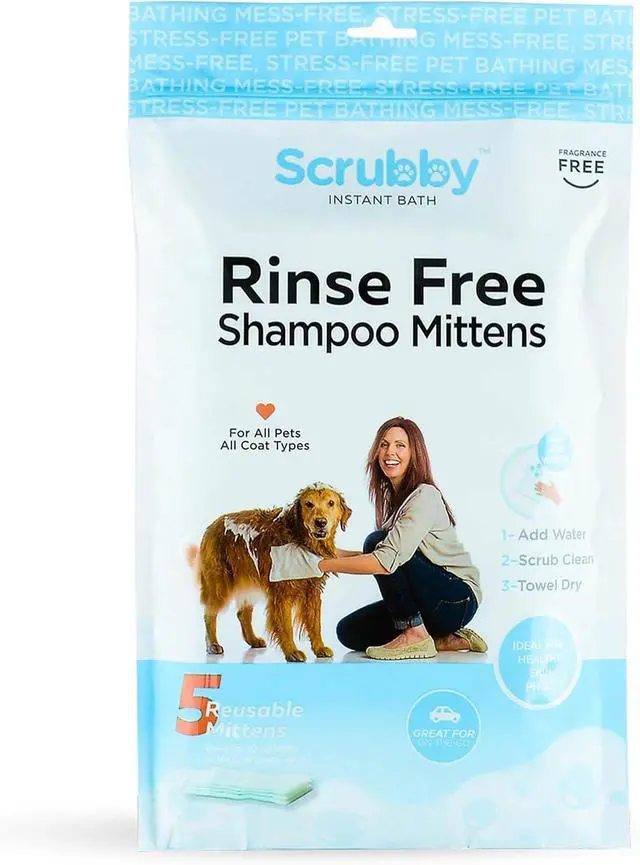 Alt view image 8 of 14 - ScrubbyPet No Rinse Pet Wipes- Use Pet Bathing, Pet Grooming Pet Washing, Simple to Use,Just Lather, Wipe, Dry. Excellent Sensitive Skin. The Ideal Pet Wipes Bathing Your Pet Dog Cat.