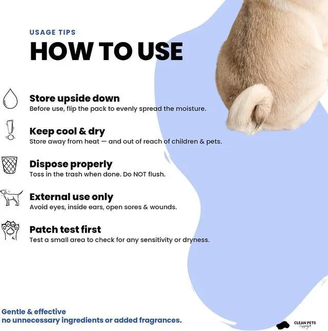 Alt view image 7 of 7 - Unscented Pet Wipes for Cats & Dogs Alcohol-Free, Hypoallergenic Grooming Wipes for Paws, Face & Body Sensitive Skin Formula, 80 Count | Unscented. Alcohol-free. Safe for cats & dogs.