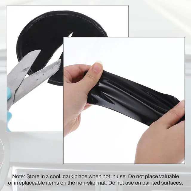 Alt view image 4 of 7 - 10 Pcs Car Dashboard Non Slip Mat, Sticky Pad for Car Dashboard Anti-Slip Gel Pads Removable Silicone Reusable Picky Pad Multi Sticky Mat for Cars Kitchen Pet Bowl Mats