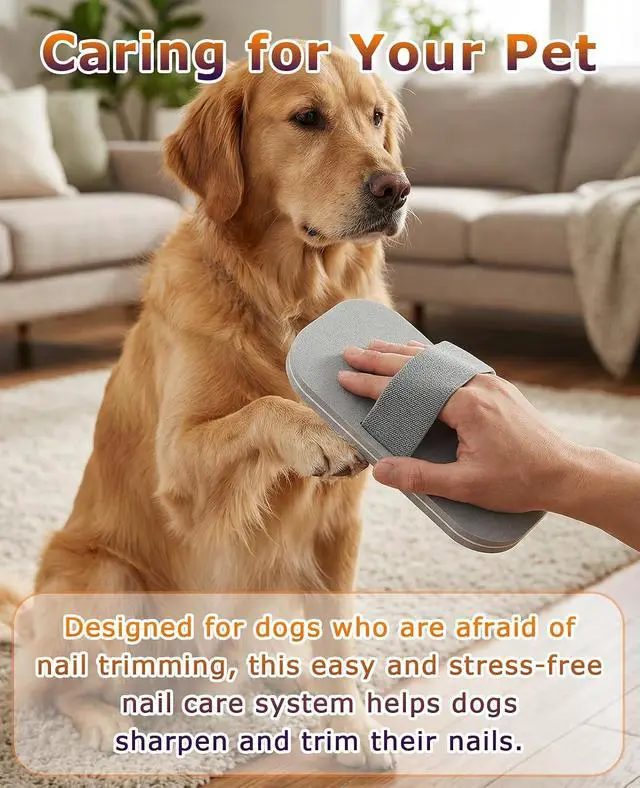 Alt view image 6 of 7 - Dog Nail File Board, Stress-Free Nails Filing for Dogs & Cats