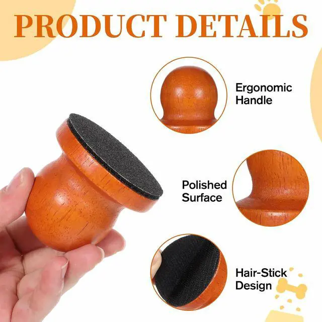 Alt view image 3 of 7 - Dog Nail File with Replaceable Filing Disc Dog Nail File Scratch Board Replaceable Sandpaper Stress Free Nails Filing Dogs Trainning Accessories for Smooth and Healthy Nails (Dark Brown)