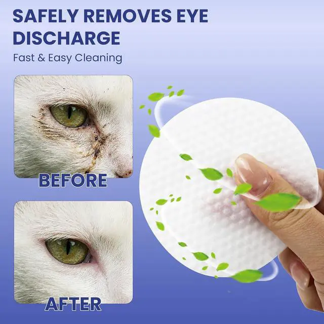 Alt view image 4 of 7 - Dog Eye Wipes 100 Counts, Gently Clean Eye Wipes for Dogs & Cats | Textured pet eye wipes gently remove tear stains, eye discharge, and debris while keeping eyes clean for dogs and cats