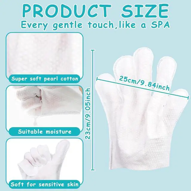 Alt view image 7 of 7 - 12PCS Pet Glove Bathing Wipes for Dogs Cats, Portable Thickened Safe Cleaning & Odor-Controlling Grooming Gloves, Nourish Fur Glove Wipes for Daily Care and Traveling, Rinse Free, Unscented. (2 Pack)