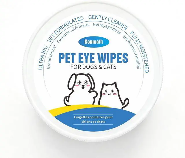 Alt view image 2 of 4 - Dog Eye Wipes, Tear Stain Wipes for Dogs, Big & Thick Cat Eye Wipes for Dogs, Mild Ingredient,Texturized & Presoaked Pet Eye Cleaner Pad for Discharge Crust Booger,100 Ct,Unscented