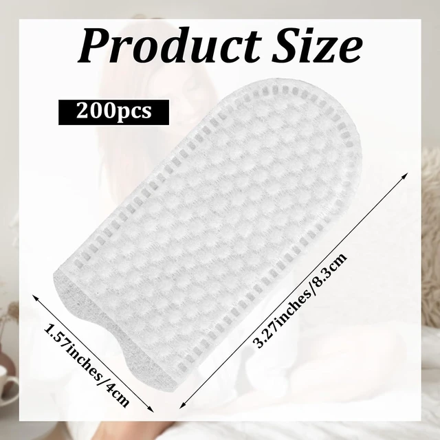 Alt view image 2 of 7 - 100 Pcs Cotton Finger Cots Dog Ear Wipes for Pet Ear Cleaning Cloth Finger Cots Fingers Covers Fingers Gloves Disposable for Nails Cleaning Dog Cat Teeth Cleanings Grooming Nail Trimming Precise Tasks