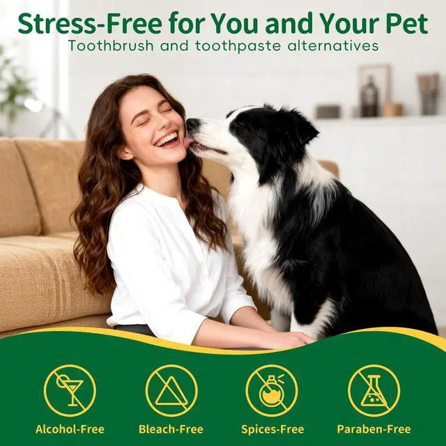 Alt view image 7 of 7 - Dental Care Finger Wipes for Dogs & Cats, 50 Counts, Unscented
