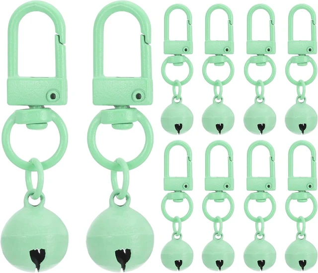 Main image of 10 PCS Dog Bell, Cat Bell Small Pet Collar Bells Keychain Cute Bulk Loud Jingle for Dog Collar Charm Pendant