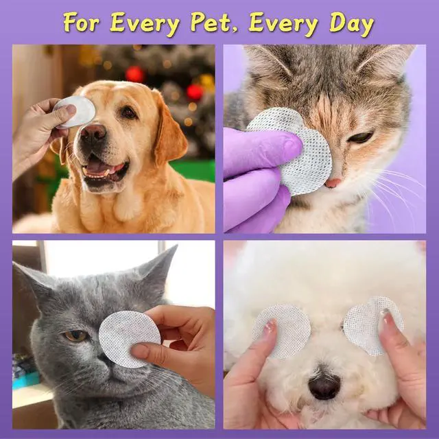 Alt view image 7 of 7 - Eye Wipes for Dogs & Cats, Gentle Tear Stain Remover, 120 Count