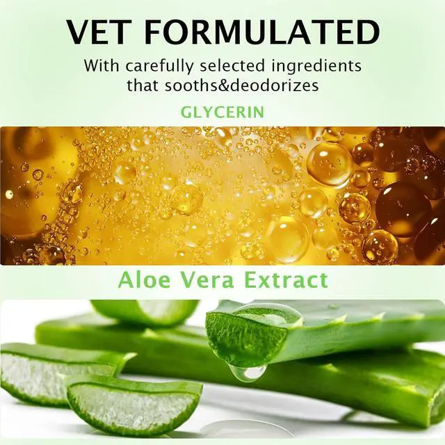 Alt view image 3 of 6 - Dog Ear Cleaner Wipes for Cats & Dogs, Ear Cleaning Wipe with Aloe Cucumber, Gentle Ear Wipes for Dirty, Waxy, Smelly Ears - Non-Irritating
