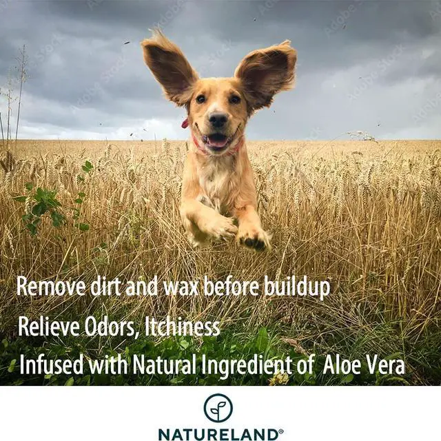 Alt view image 6 of 6 - Dog Ear Wipes, Extra Large Otic Cleaning Pads, 150 Count | Gently removes dirt, wax and debris and helps reduce ear odor in dogs and cats; soft textured pads for weekly grooming