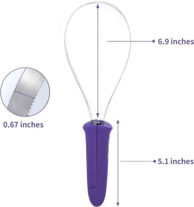 Alt view image 4 of 6 - Dual-Sided Shedding Blade with Stainless Steel Blade De-Shedding Tool for All Dog Coat Types- Soft Touch Grip (PURPLE)