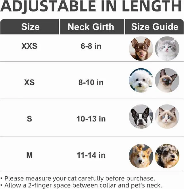 Alt view image 6 of 7 - Basic Adjustable Cat Collar with Bling Diamond and Double Bells, for Kitten and Small Puppy, Fashion and Shining Dog Rhinestone Collars, 6-8 in, Silver