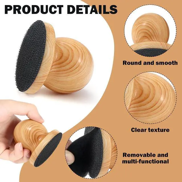 Alt view image 3 of 6 - Dog Nail File 1Set 4 Sandpaper | For Dogs & Cats Nail Care, Replaceable Sandpaper Sheets, Gentle Grinding Board with Ergonomic Handle, Quiet Stress-Free Groom