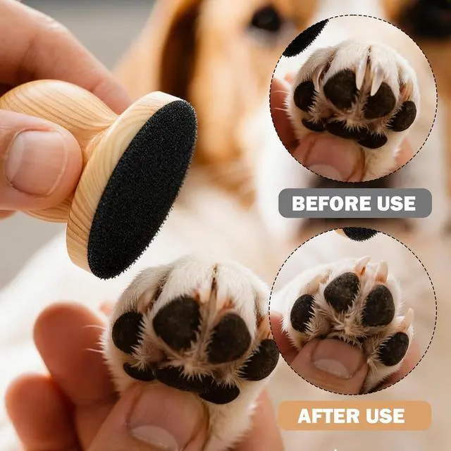 Alt view image 4 of 6 - Dog Nail File 1Set 4 Sandpaper | For Dogs & Cats Nail Care, Replaceable Sandpaper Sheets, Gentle Grinding Board with Ergonomic Handle, Quiet Stress-Free Groom