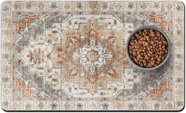 Main image of Pet Food Mats for Floor, Absorbent Dog Mat for Food and Water Dispenser Mat, Dog Food Mat Quick Dry Cat Food Mat Pet Supplies