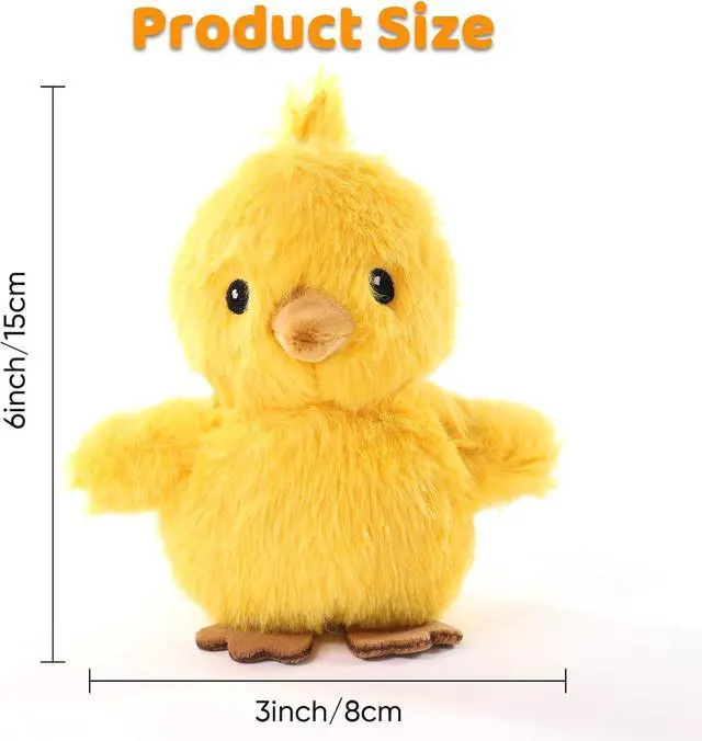 Alt view image 3 of 5 - 3PCS 6'' Squeak Plush Toy, Funny Animal Sets Pet Interactive Play for Small,Medium Dogs Assorted Color