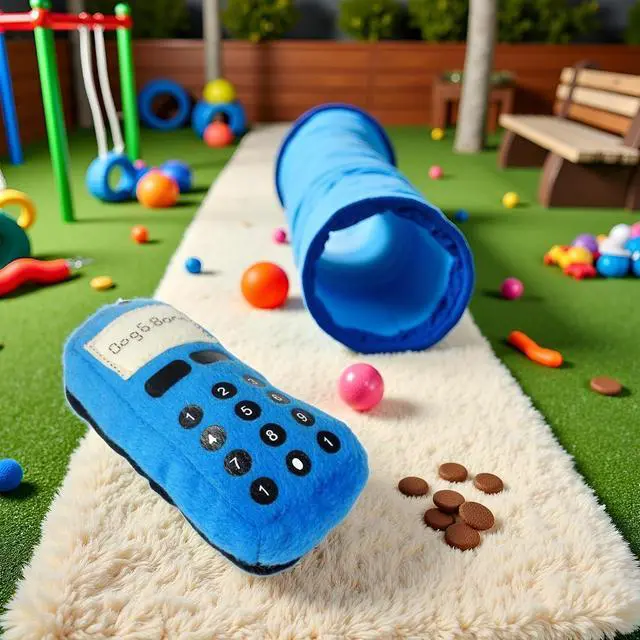 Alt view image 2 of 7 - Blue Pet Dog Puppy Funny Cellphone Shape Plush Doll Playing Training Chew Squeaky Toughs Plush Fluffy for Awesome Pet for Puppy Small Medium Dog Pets,Dogs