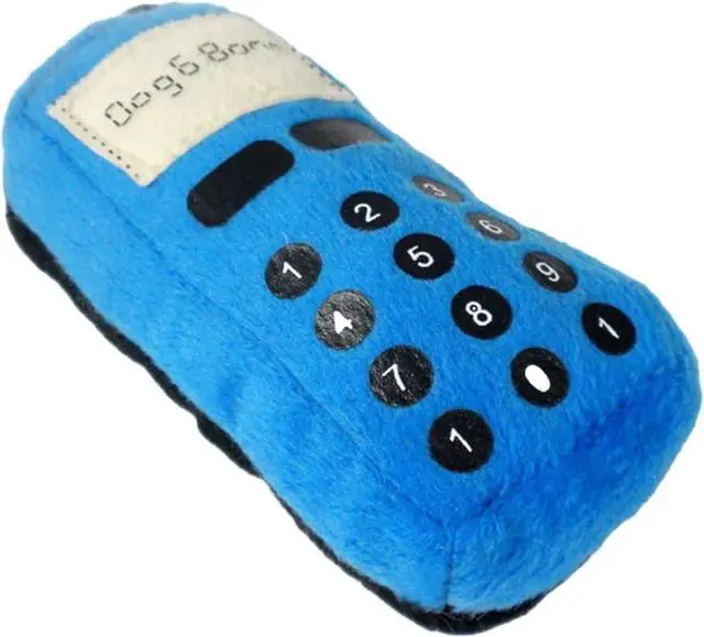 Main image of Blue Pet Dog Puppy Funny Cellphone Shape Plush Doll Playing Training Chew Squeaky Toughs Plush Fluffy for Awesome Pet for Puppy Small Medium Dog Pets,Dogs