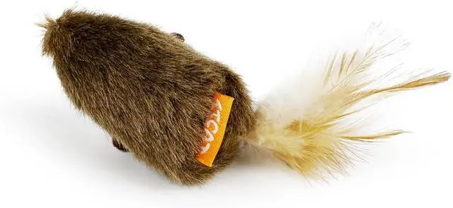 Alt view image 7 of 7 - 2 Pack Squeaky Furry Mouse Cat Toys with Silvervine, Realistic Fluffy Mice Kitten Interactive Hunting Toy, Noise-Making Cat Prey Toy for Indoor Cats, Boredom Relief Teaser Chew Toy.