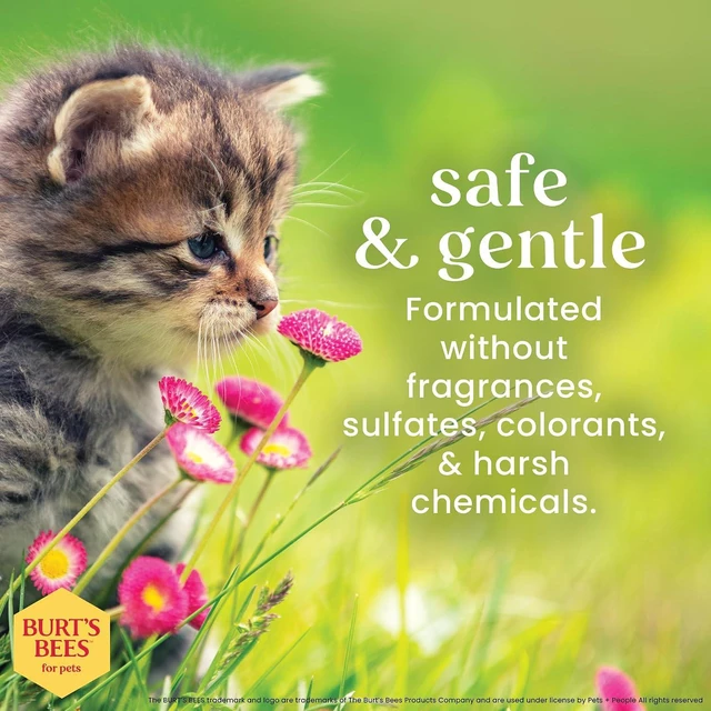 Alt view image 5 of 7 - Burt's Bees for Pets Anti-Hairball Wipes for Cats, Sunflower Oil and Wheat Germ Oil, 98% Natural Origin, Cruelty-Free Cat Hairball Remedy Wipes, pH Balanced, Made in the USA, 50 Count | Sunflower and