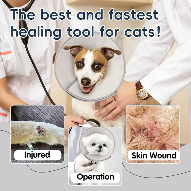 Alt view image 7 of 7 - Soft Dog Cone Collar Alternative, Comfortable Elizabethan Dog Neck Pillow Cone for Medium Dogs (Maltese Bichon), Protective Adjustable Head Recovery Cone After Surgery Anti Licking