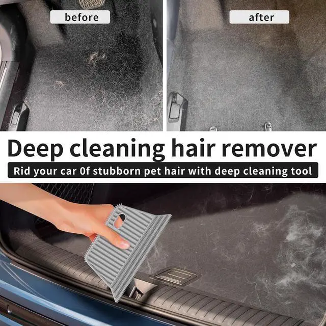 Alt view image 7 of 7 - Lint Remover 3-Pack, Pet Fur Remover, Carpet Rake, Lint Brush | Pet Hair Lint Remover, Fur Removal, Lint Brush, Portable Carpet Scraper, Clothes, Car Mats, Couch, Pet Bed, Furniture