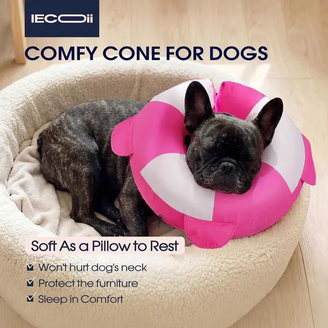 Alt view image 3 of 7 - Inflatable Dog Recovery Collar, Comfortable Cone Alternative | Comfort Beyond the Cone | Pillow-Like Comfort | Full-View Freedom | Lick-Free Healing | Stay-Put Fit | Easy-Clean Design