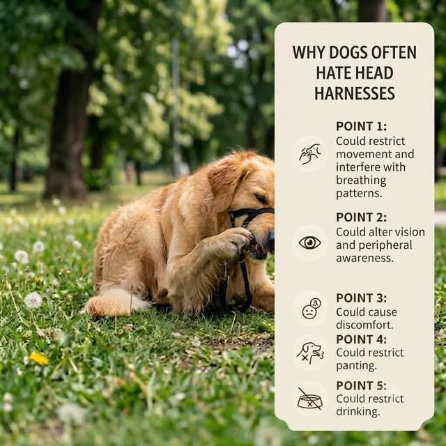 Alt view image 3 of 7 - NoPull Dog Leash Attachment, Chest Loop Design | Headcollar alternative without face straps; humane training tool that improves walking control and reduces neck pressure