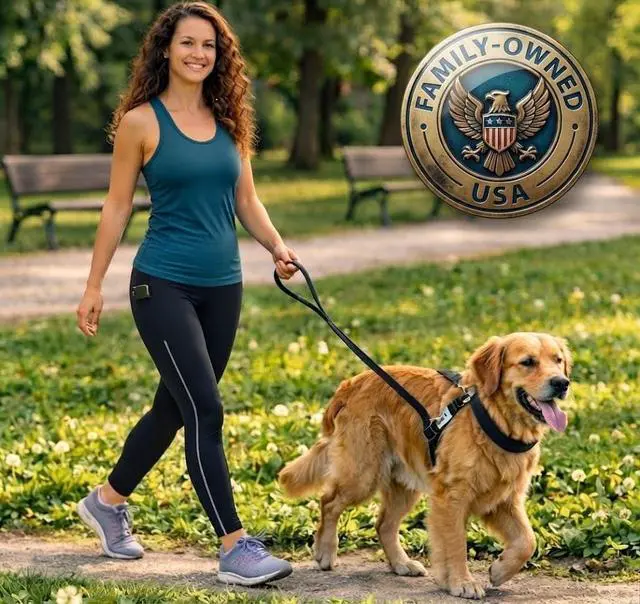 Alt view image 5 of 7 - NoPull Dog Leash Attachment, Chest Loop Design | Headcollar alternative without face straps; humane training tool that improves walking control and reduces neck pressure