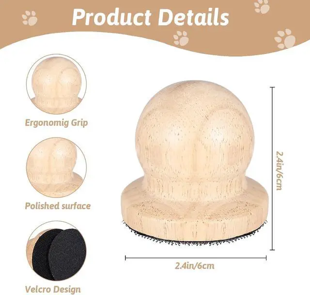 Alt view image 2 of 7 - Dog Nail File Board, Cat Nail File for Cats, Dog Scratch Pad for Nails, Dog Nail Scratch Board for Dogs, Nail File for Dogs,Cat Nail File Scratcher,Pet Nail File with 3 Pcs Replaceable Sandpaper(Wood)