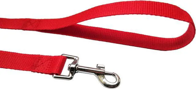Alt view image 4 of 5 - Nylon Training Dog Leash for Small Medium Large Dogs, 15ft 20ft 30ft 50ft Long Leash Dog/Puppy Lead for Obedience Recall Training, Camping (30ft, Red)