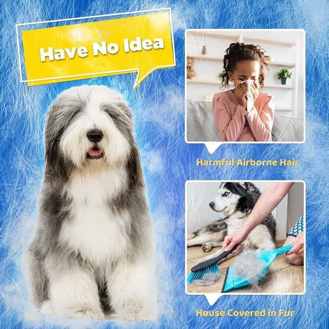 Alt view image 5 of 6 - Pet Hair Removal Glove with 255 Silicone Tips for Dogs & Cats, Right Gray | 2-in-1 Deshedding & Massage Mitt, 5-Finger Flexible Design, for Bathing & Grooming, Safe for Long/Short/Curly Hair Pets