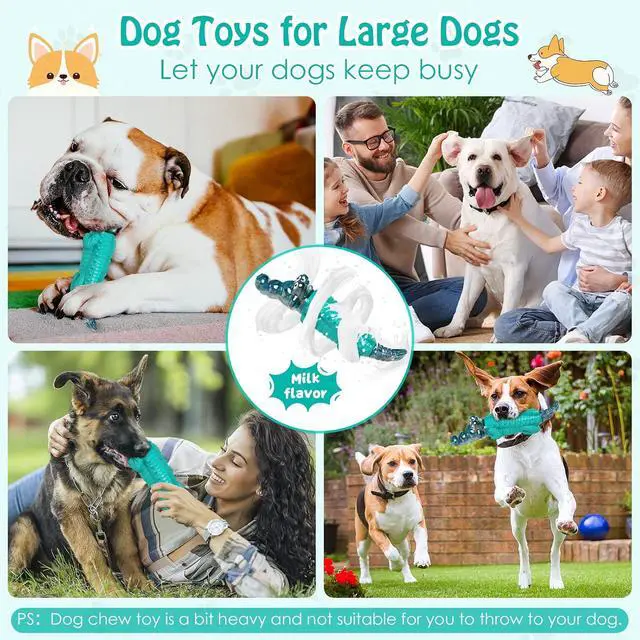 Alt view image 5 of 6 - Dog Toys for Aggressive Chewers: Tough,Indestructible Chew Toy | Teeth Cleaning Alligator Toy for Small Medium Large Breed,Long Lating Fun,Keep Them Busy