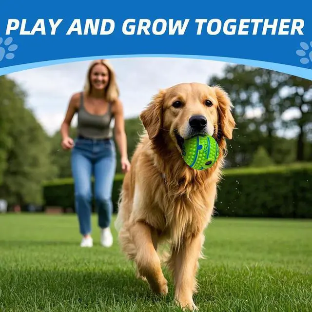 Alt view image 3 of 7 - Spiky Interactive Dog Toys Ball, XS, 2.75 in (7 cm) | Shaking with Gibbering Sound, Training, Teeth Cleaning, Herding, Straight