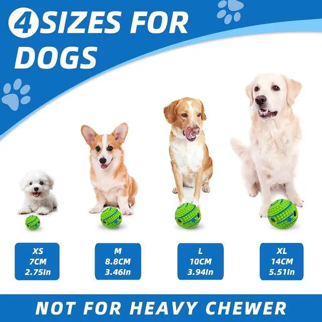 Alt view image 5 of 7 - Spiky Interactive Dog Toys Ball, XS, 2.75 in (7 cm) | Shaking with Gibbering Sound, Training, Teeth Cleaning, Herding, Straight