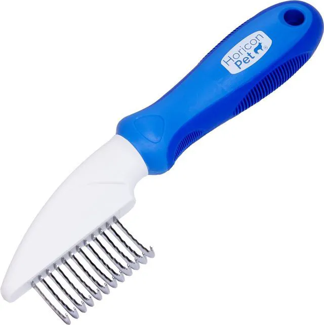 Main image of 12 Blade Dog Dematting Comb - Removes Knots, Matted Fur, & Tangles Gently For Dogs, Cats & Small Animals