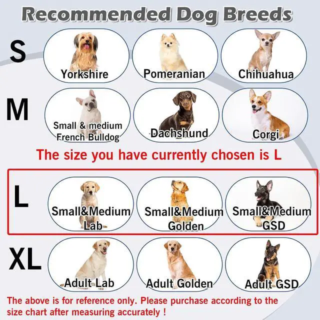 Alt view image 3 of 7 - Hard & Heavy Plastic Dog Cone Collar Alternative for Lab Golden GSD (Small&Medium Sized), Adjustable Elizabethan Protective Cone for Healing, Comfortable Pet Recovery Collar Cone of Shame Anti-Lick
